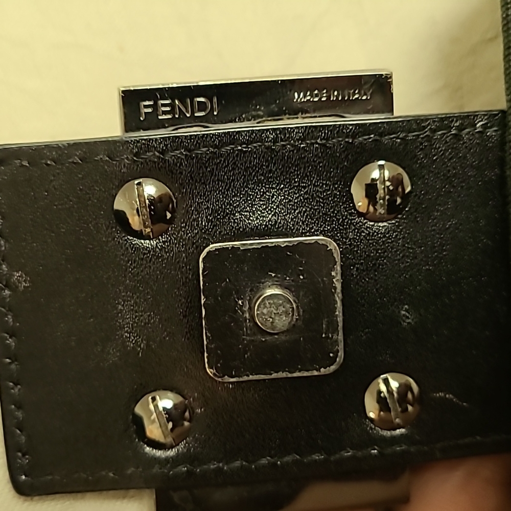 GC - Fendi Zucchino mini Mama Baguette - Picture 9 of 17